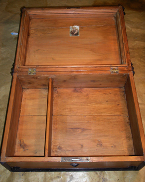interior caixa restaurada